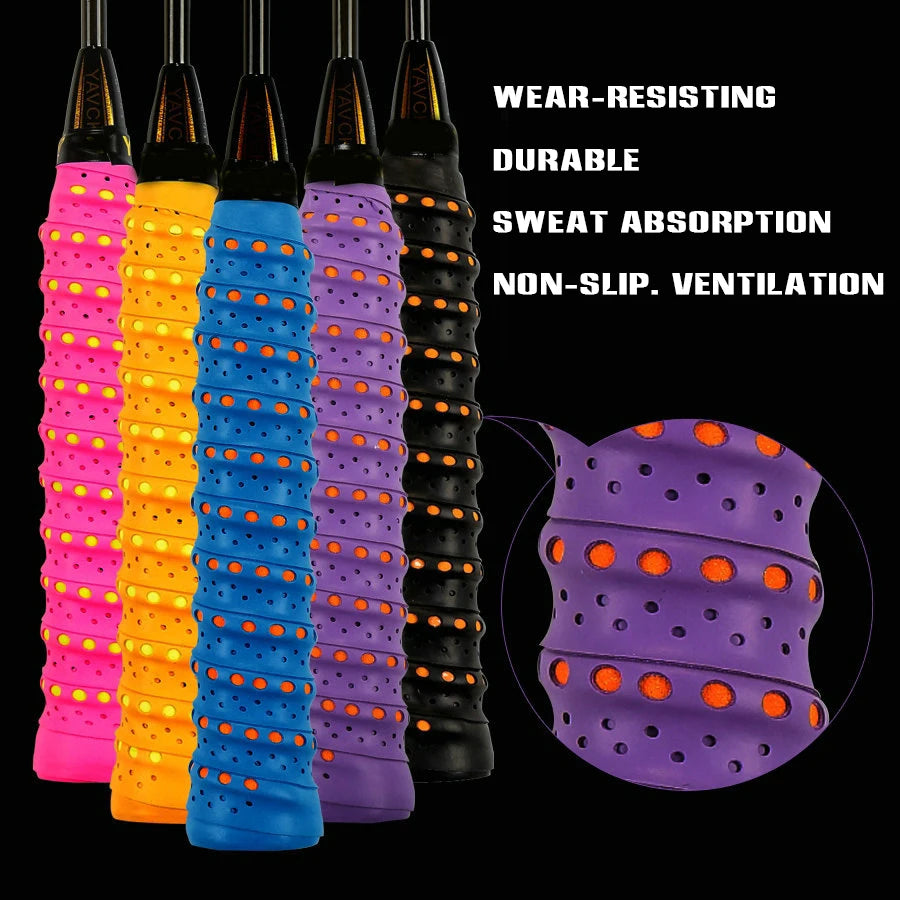Sweat-Absorbent Pickleball Overgrips – 6-Pack