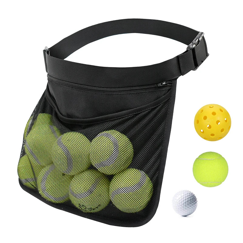 Adjustable Pickleball Ball Holder Waist Pouch