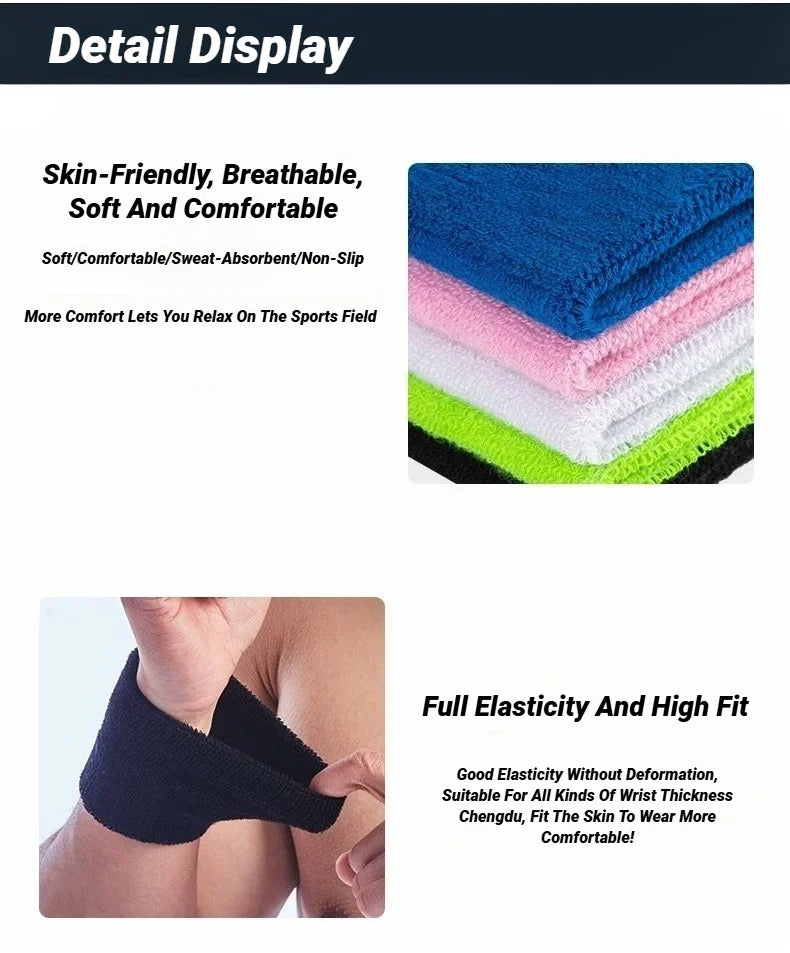 Pickleball Sweat Wristbands (2PCS) – Paddle Pals Gear