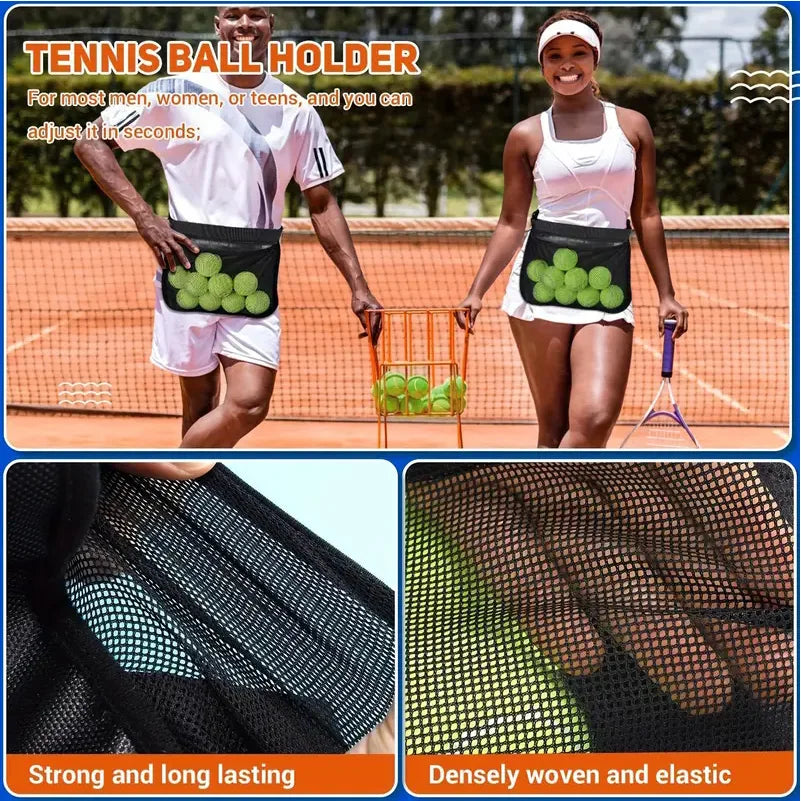 Adjustable Pickleball Ball Holder Waist Pouch